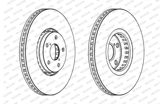 Brake Disc PREMIER DDF1957LC-1 Ferodo