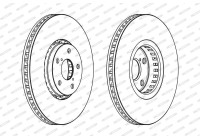 Brake Disc PREMIER DDF1957RC-1 Ferodo