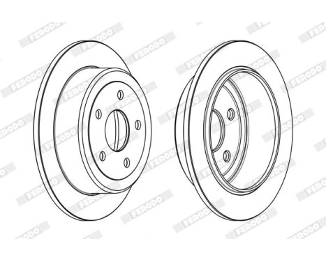 Brake Disc PREMIER DDF1958C Ferodo