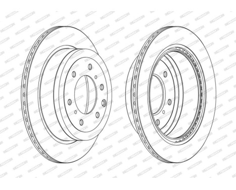 Brake Disc PREMIER DDF1965C Ferodo