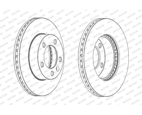 Brake Disc PREMIER DDF1974C-1 Ferodo, Image 2