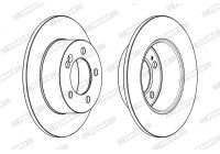 Brake Disc PREMIER DDF1976C Ferodo