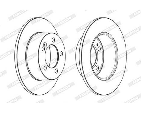 Brake Disc PREMIER DDF1976C Ferodo