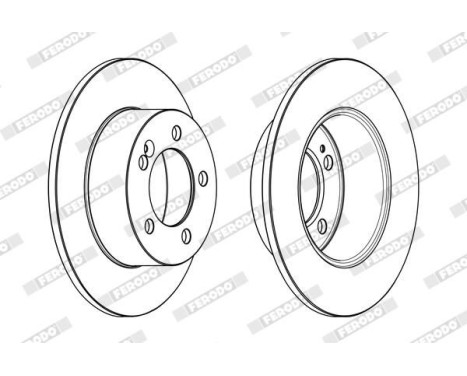 Brake Disc PREMIER DDF1976C Ferodo