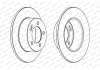 Brake Disc PREMIER DDF1976C Ferodo