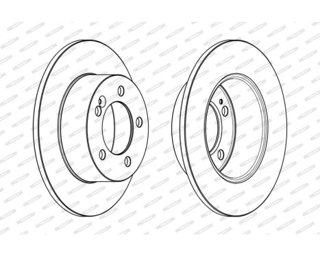 Brake Disc PREMIER DDF1976C Ferodo