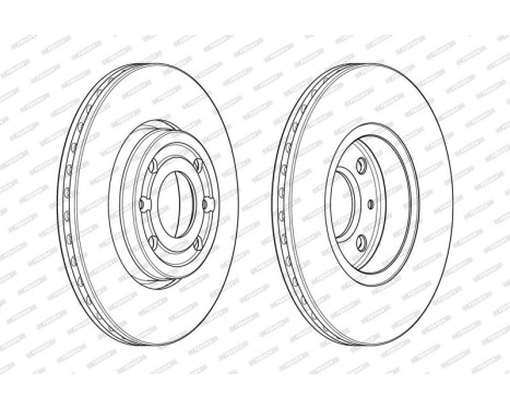 Brake Disc PREMIER DDF1977C Ferodo, Image 3
