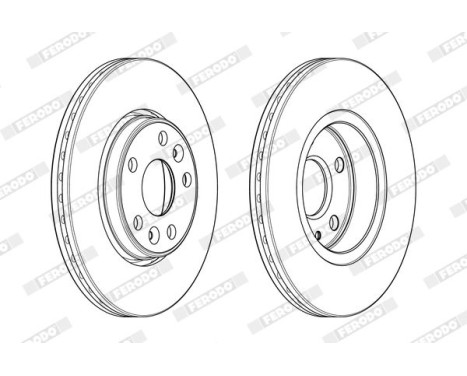 Brake Disc PREMIER DDF1978C Ferodo