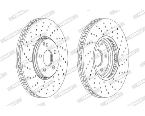 Brake Disc PREMIER DDF1981LC-1 Ferodo, Image 2