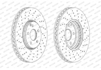 Brake Disc PREMIER DDF1981RC-1 Ferodo