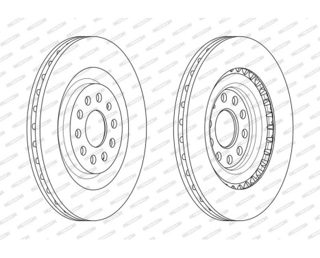 Brake Disc PREMIER DDF1985C Ferodo, Image 2