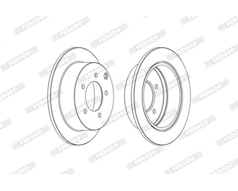 Brake Disc PREMIER DDF1986C Ferodo