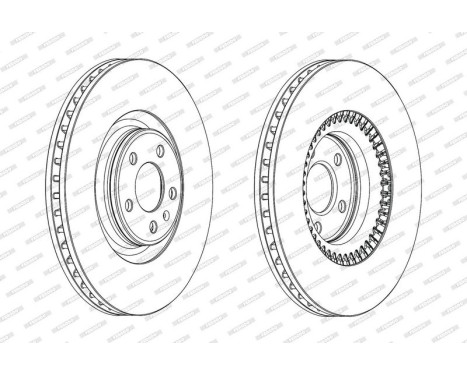 Brake Disc PREMIER DDF1987C-1 Ferodo, Image 2