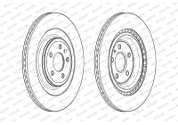 Brake Disc PREMIER DDF1990C Ferodo