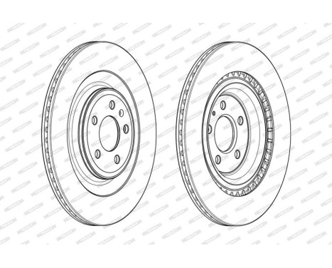 Brake Disc PREMIER DDF1990C Ferodo