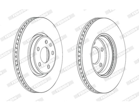 Brake Disc PREMIER DDF1996C-1 Ferodo, Image 2