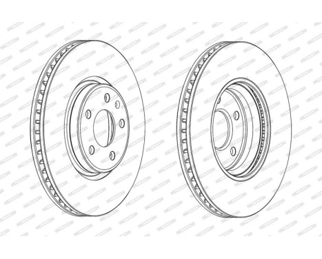 Brake Disc PREMIER DDF1996C-1 Ferodo, Image 2