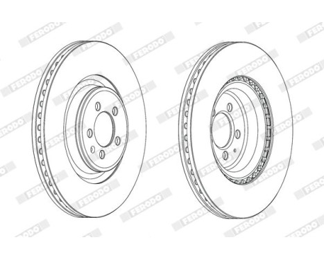 Brake Disc PREMIER DDF1997C-1 Ferodo, Image 2