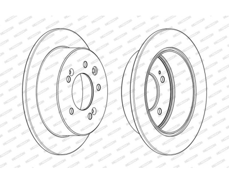 Brake Disc PREMIER DDF2005C Ferodo, Image 2