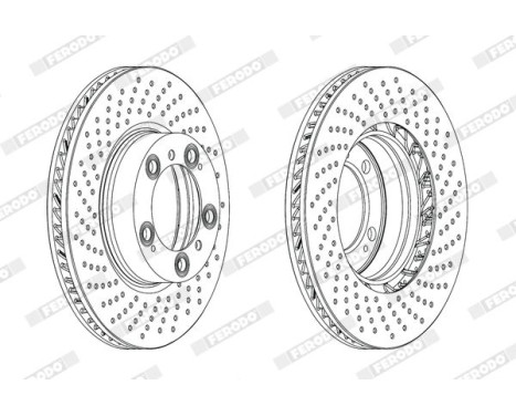 Brake Disc PREMIER DDF2020LC-1 Ferodo, Image 2