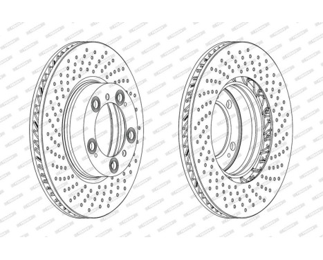 Brake Disc PREMIER DDF2020LC-1 Ferodo, Image 2