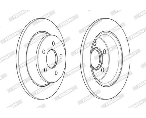 Brake Disc PREMIER DDF2058C Ferodo