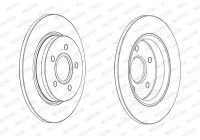 Brake Disc PREMIER DDF2061C Ferodo