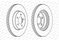 Brake Disc PREMIER DDF2065C Ferodo