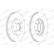 Brake Disc PREMIER DDF2067C Ferodo, Thumbnail 3