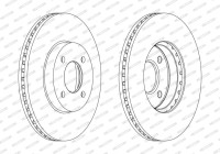 Brake Disc PREMIER DDF2068C Ferodo