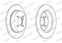 Brake Disc PREMIER DDF2071C Ferodo