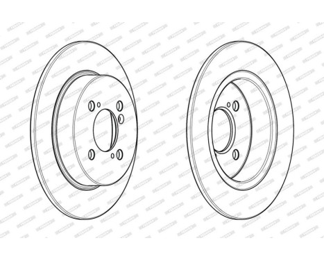 Brake Disc PREMIER DDF2071C Ferodo