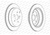 Brake Disc PREMIER DDF2072C Ferodo