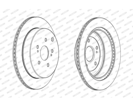 Brake Disc PREMIER DDF2072C Ferodo