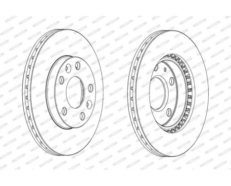 Brake Disc PREMIER DDF2078C Ferodo, Image 2