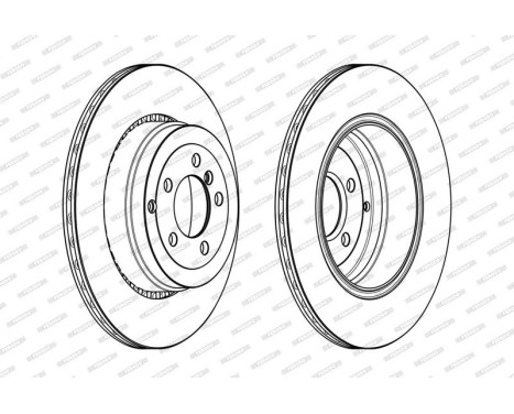 Brake Disc PREMIER DDF2085C-1 Ferodo