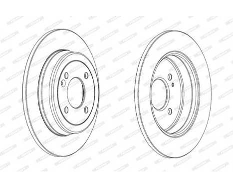 Brake Disc PREMIER DDF2090C Ferodo