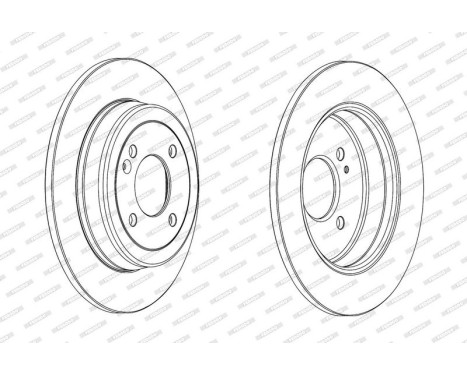 Brake Disc PREMIER DDF2090C Ferodo, Image 2