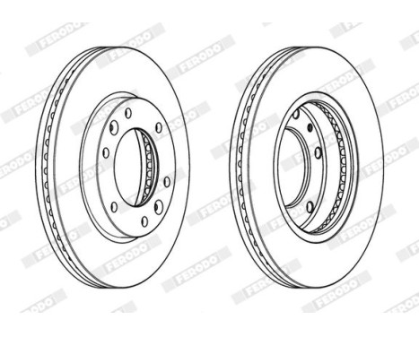 Brake Disc PREMIER DDF2111C Ferodo, Image 2