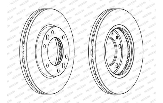 Brake Disc PREMIER DDF2111C Ferodo, Image 2