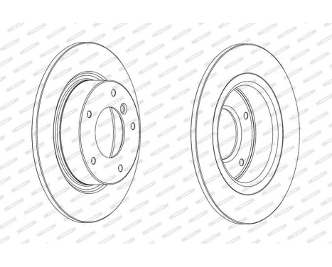 Brake Disc PREMIER DDF2123C Ferodo, Image 2