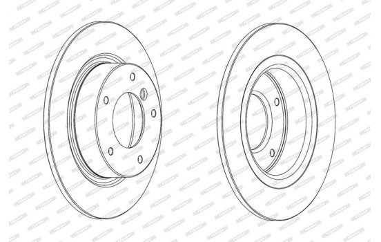 Brake Disc PREMIER DDF2123C Ferodo, Image 2