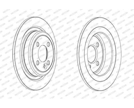 Brake Disc PREMIER DDF2124C Ferodo, Image 2