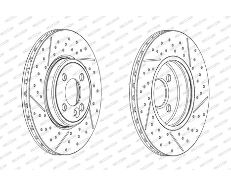 Brake Disc PREMIER DDF2126C Ferodo, Image 2