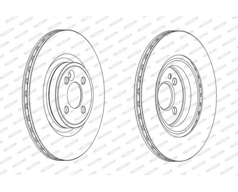 Brake Disc PREMIER DDF2127C Ferodo, Image 2