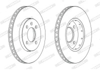 Brake Disc PREMIER DDF2184 Ferodo