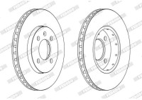 Brake Disc PREMIER DDF2184C Ferodo