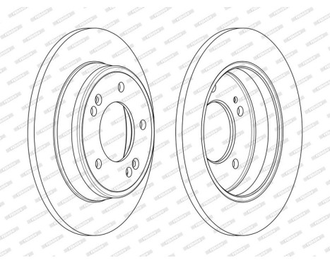 Brake Disc PREMIER DDF2193C Ferodo, Image 2