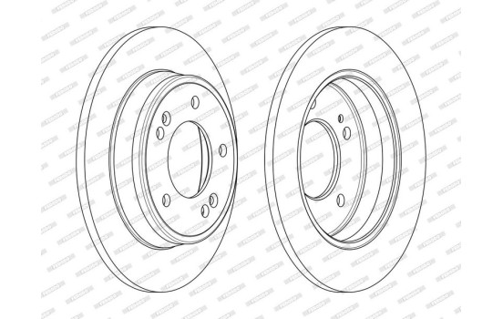 Brake Disc PREMIER DDF2193C Ferodo, Image 2