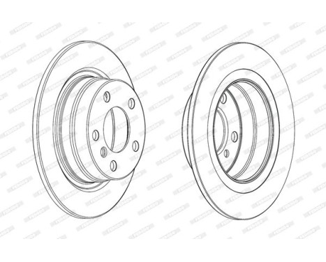 Brake Disc PREMIER DDF2197C Ferodo